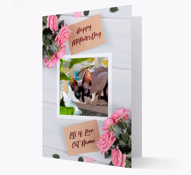 Happy Mother's Day Roses- Personalised {breedFullName} Photo Upload Card